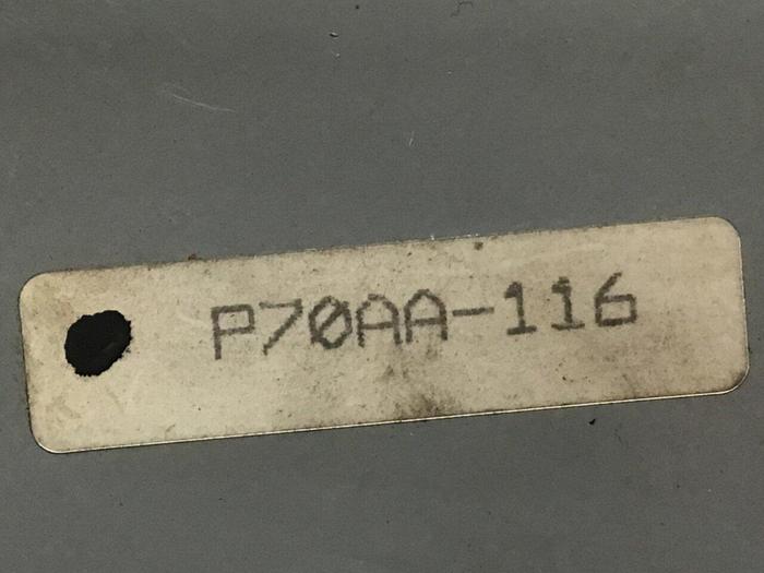 Used JOHNSON CONTROLS Pressure Control Switch P70AA-116 #119456