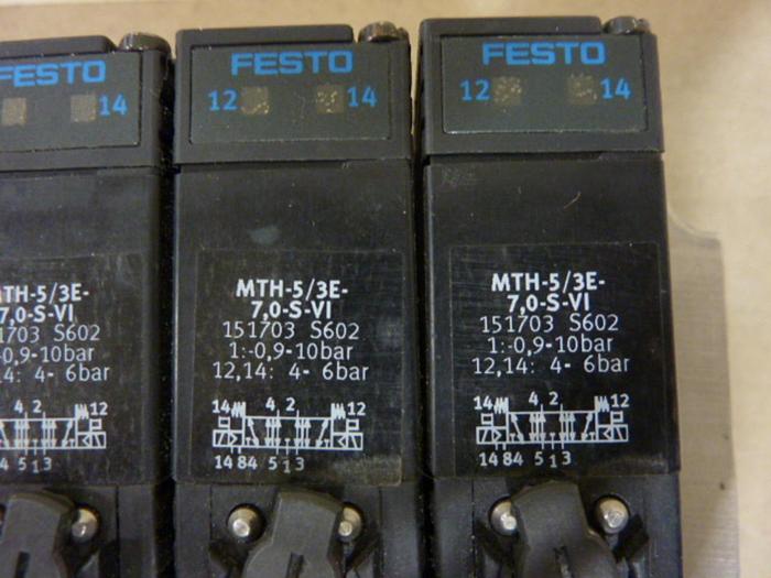 Used FESTO Control Block w/ Valves IFB8-03 #52792