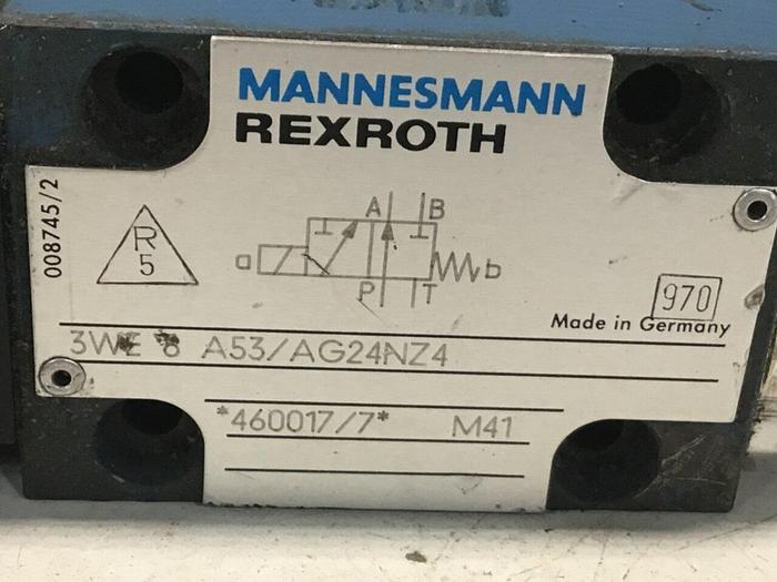 Used MANNESMANN REXROTH Valve 3WE6A53/AG24NZ4 #124475