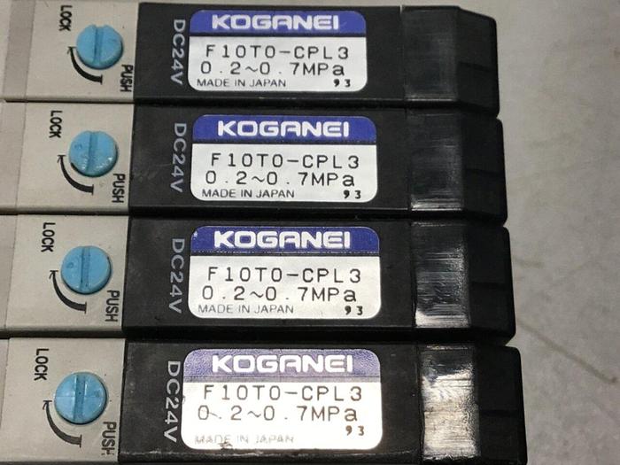 Used KOGANEI Manifold w/ Valves F10M4AJ #120897