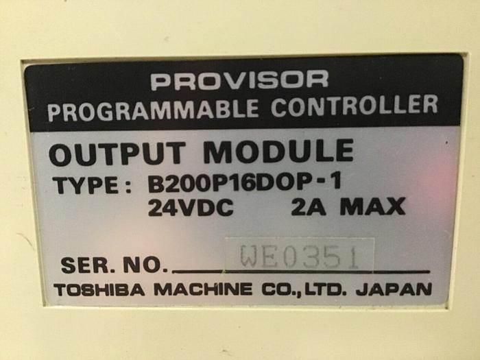 Used TOSHIBA Output Module B200P16DOP-1 #140267