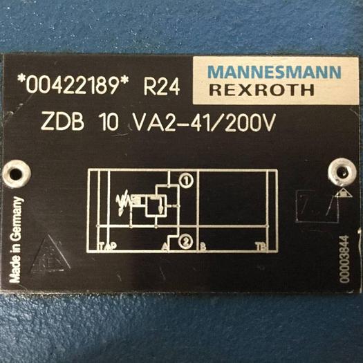 Used REXROTH Valve ZDB10VA241200V #90327