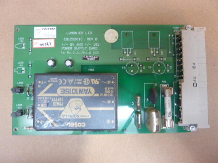 Used LUMONICS Power Supply Card E81Z5561C #32868