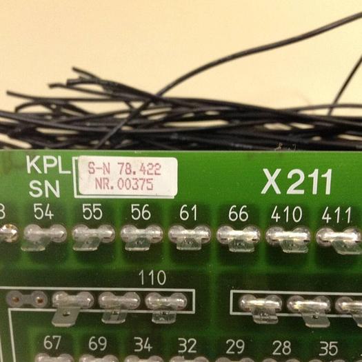 Used ARBURG Circuit Board 450F #82228