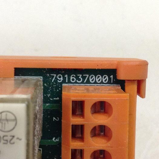 Used WEIDMULLER Relay Module 7916370001 #83467