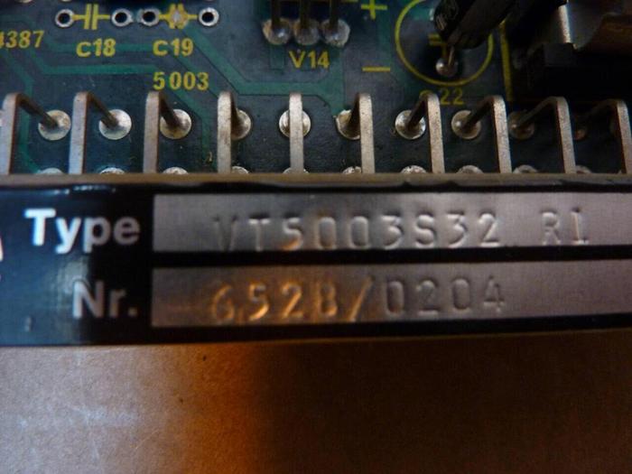 Used REXROTH Amplifier Card VT5003 S32 R1 #25593