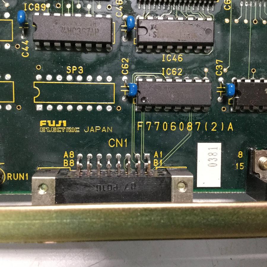 Used FUJI ELECTRIC CPU Card F7706087(2)A Used
