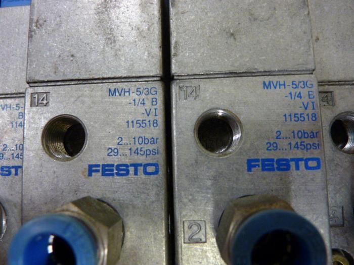 Used FESTO Control Block / Valve Terminal IFB8-02 #52860