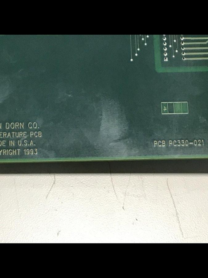 Used VAN DORN Temperature Circuit Board PC330-021 330-021 #121978