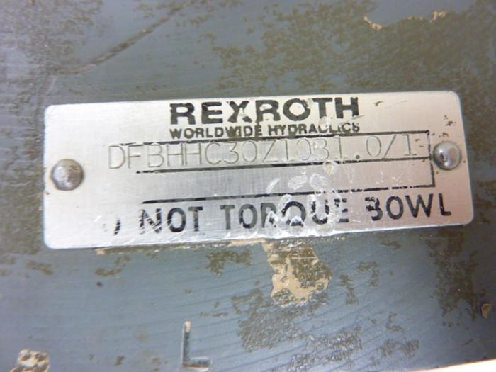 Used REXROTH Valve DFBHHC30Z10B1011 #44529