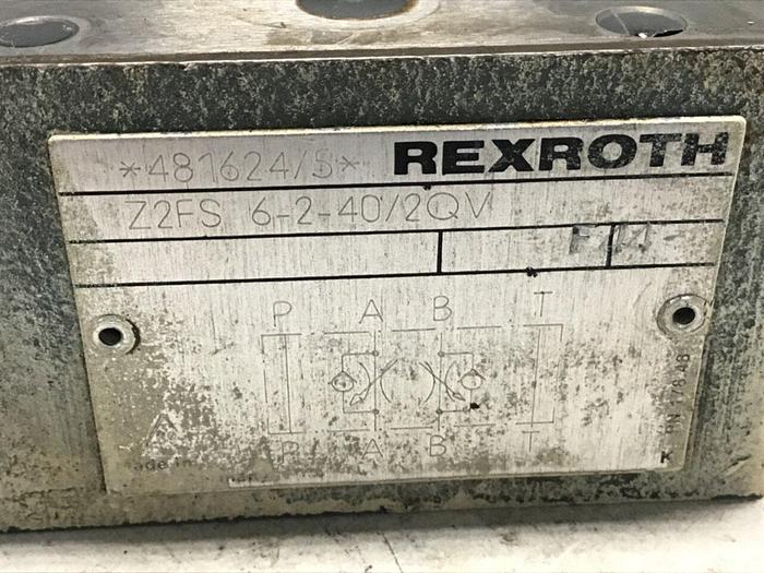 Used REXROTH Valve Z2FS62402QV #140431