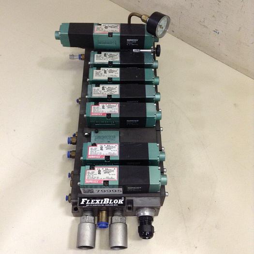 Used NUMATICS Control Block w/ Valves 081SS600M000061 #79995