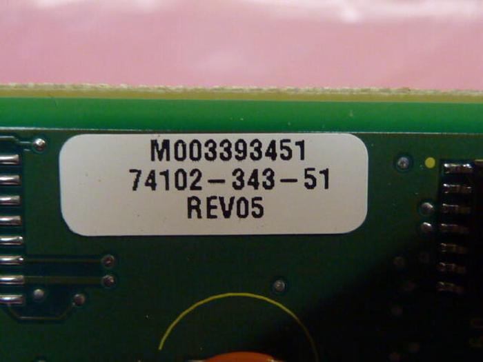 Used ALLEN BRADLEY Circuit Board 74102-343-51 #36718