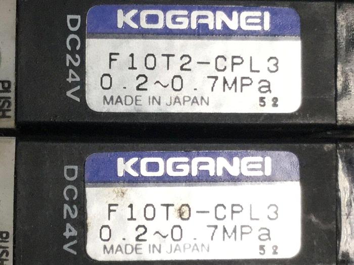 Used KOGANEI Manifold w/ Valves F10M10AJ #104797