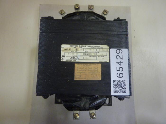 Used ALLEN BRADLEY .750 kVA Transformer 1497-N34 SER A #65429