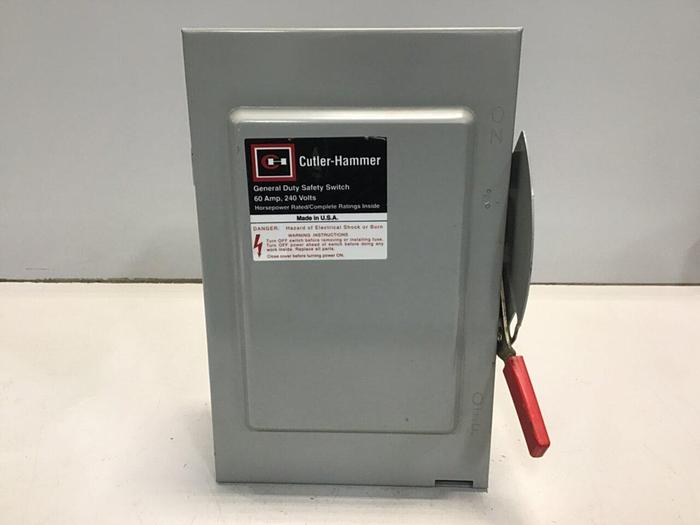 Used CUTLER HAMMER Safety Switch DG322UGB #130008