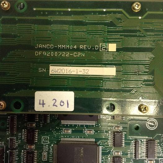 Used YASKAWA Circuit Board JANCD-MCP02B-1 REV D #76705
