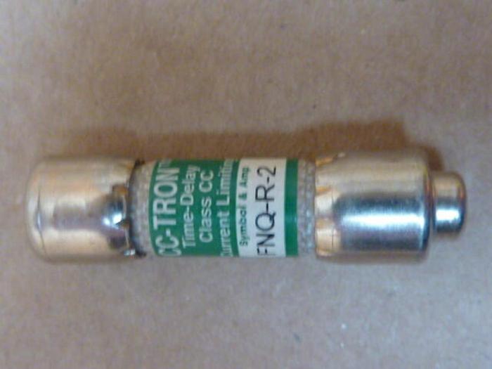 Used TRON / BUSSMANN 2 Amp Fuse FNQ-R-2 #36129