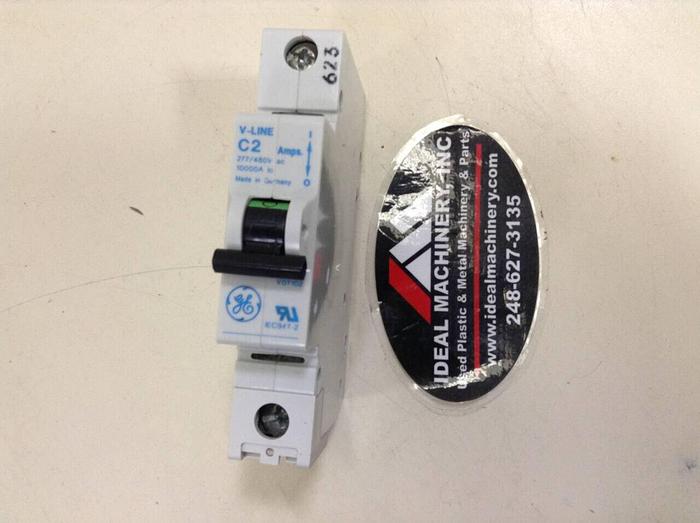 Used GENERAL ELECTRIC 2 Amp Circuit Breaker V07102 #75696