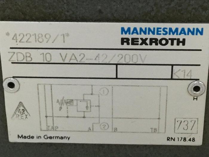 Used MANNESMANN REXROTH Valve Z2S10131V #110433