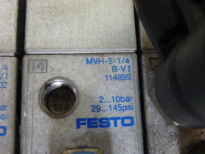 Used FESTO Control Block / Valve Terminal IFB8-02 #52857