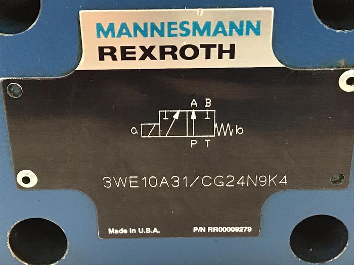 Used REXROTH 3WE10A31/CG24N9K4 Valve Used #144535