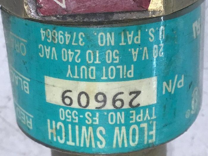 Used GEMS Flow Switch FS-550 #124712