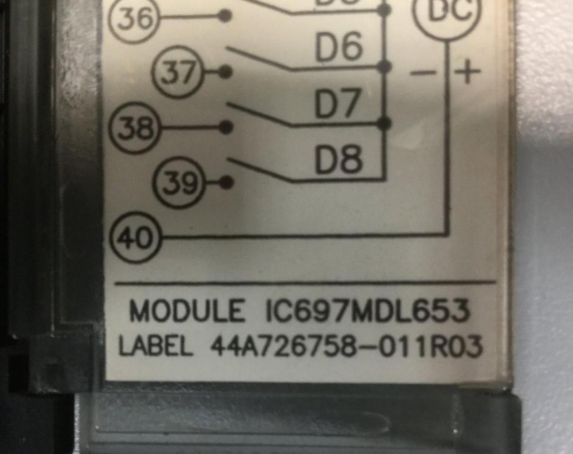 Used GE FANUC Input Module IC697MDL653 USED