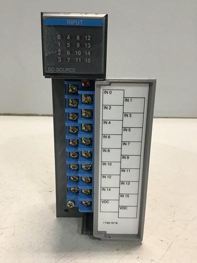 Used ALLEN BRADLEY Input Module 1746-IV16 SER C #118324