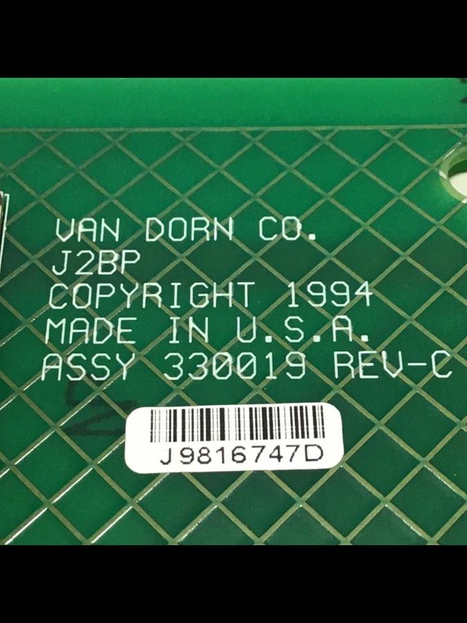 Used VAN DORN Circuit Board 330019 PC330-019 330-019 Used