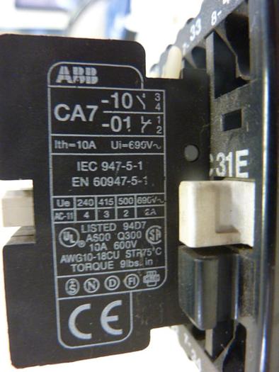 Used ABB Relay Contactor KC31 #43694