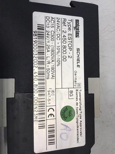 Used ENTRELEC Safety Relay ESTOP-2 #136809