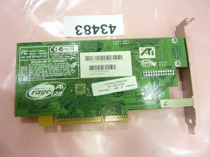 Used ATI TECHNOLOGIES Video Card Circuit Board 109-51800-01 #43483
