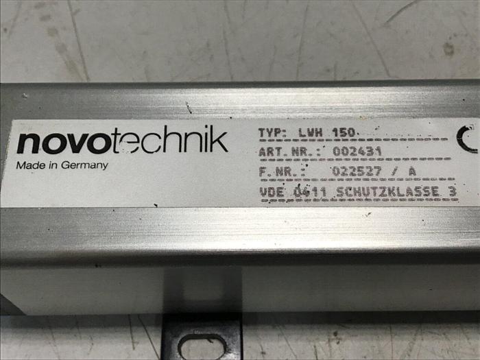 Used NOVOTECHNIK Linear Transducer LWH150 Used