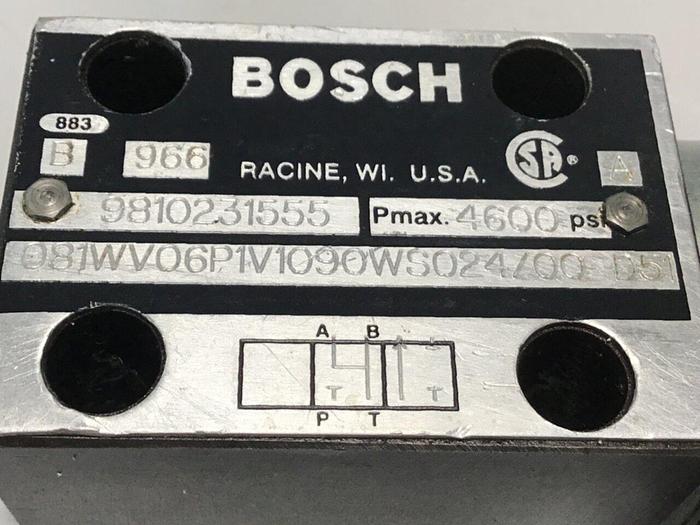 Used BOSCH Directional Valve 081WV06P1V1090WS024/00D51 Used