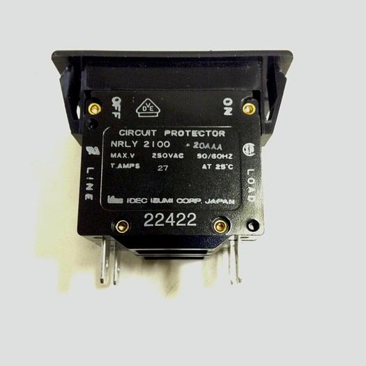 Used IDEC Circuit Protector NYLY 2100-20AAA #77398