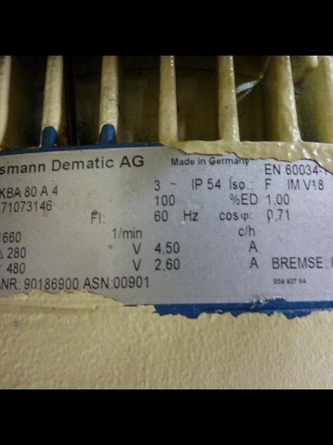 Used MANNESMANN DEMAG Microspeed Unit FG06 U1-H2-F2 Used