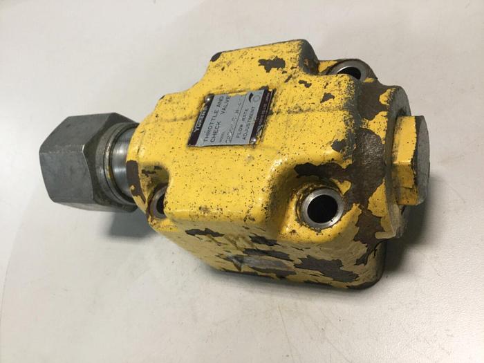 Used YUKEN Throttle and Check Valve SRCG-06-H-4111 #102592