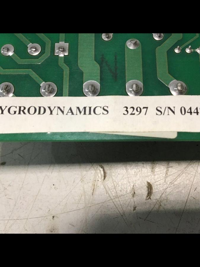 Used HYGRODYNAMIC Circuit Board 3297 USED