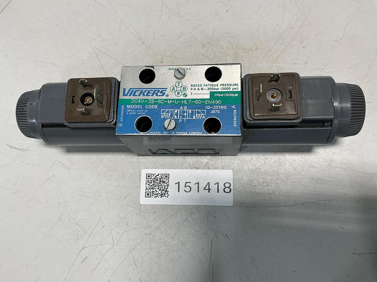 Used VICKERS DG4V-3S-6C-M-U-HL7-60-EN490