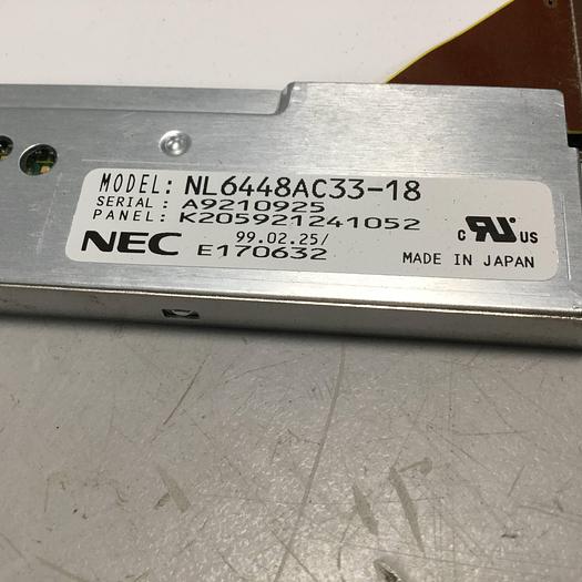 Used NEC LCD Display Screen NL6448AC33-18 Used #96065
