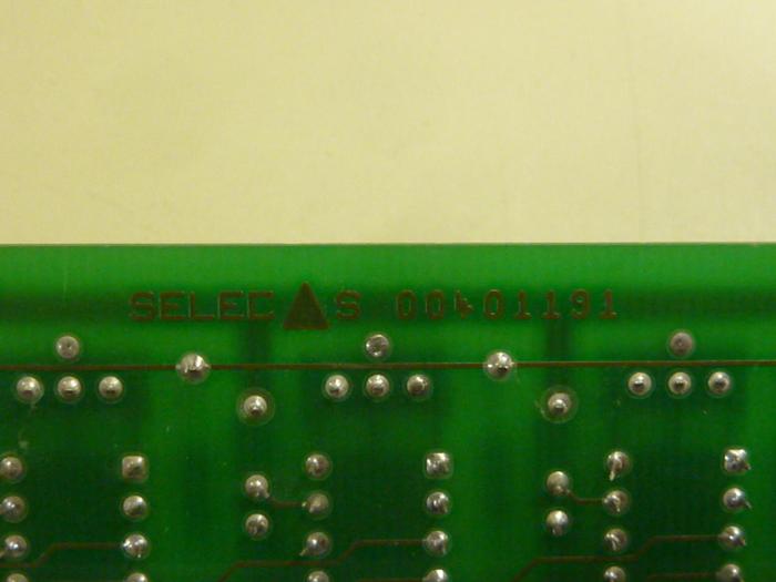 Used SELEC Circuit Board 00401191 #69156