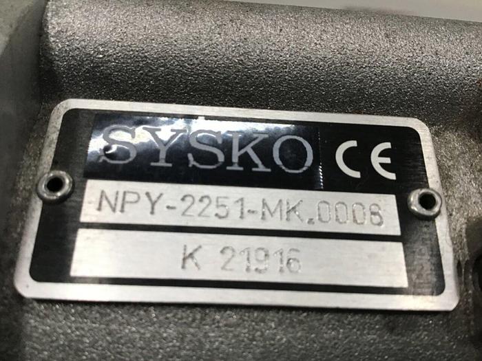 Used SYSKO CORPORATION Pump NPY-2251-MK.0008 #125328