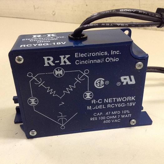 Used R-K Network Filter RCY6G-18V #83714
