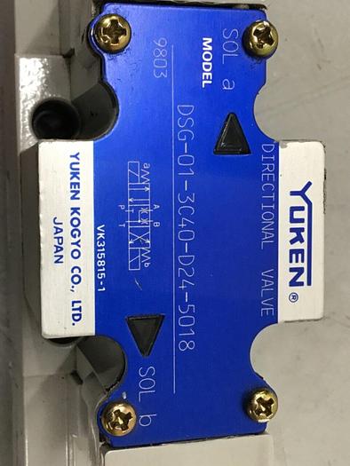 Used YUKEN Directional Valve DSG-01-3C40-D24-5018 #118271