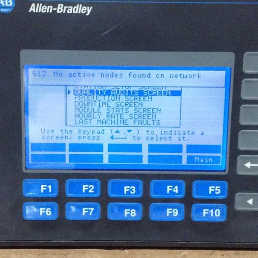 Used ALLEN BRADLEY Operator Interface 2711-B5A5 SER F Used