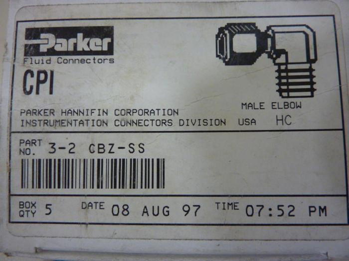 PARKER Elbow 3-2 CBZ-SS #52021