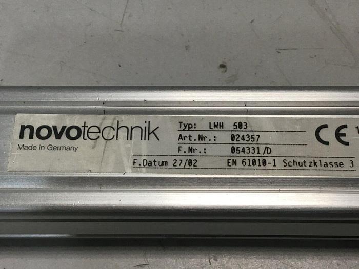 Used NOVOTECHNIK Transducer LWH503 #124808