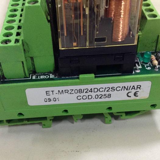 Used EUROTEK Breakout Board ET-MRZ08/24DC/2SC/N/AR #81740
