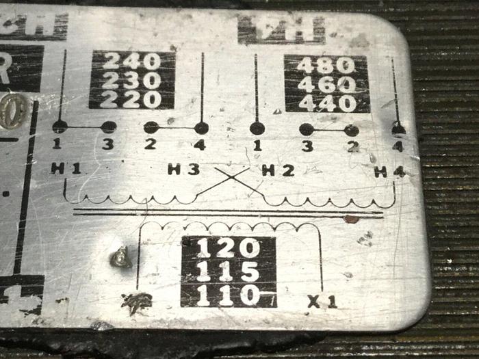 Used MAGNETEK 0.25 kVA Transformer 636-1161 #104653